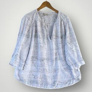 🎉5 for $45🎉 Lila Rose top blouse shirt size 3X